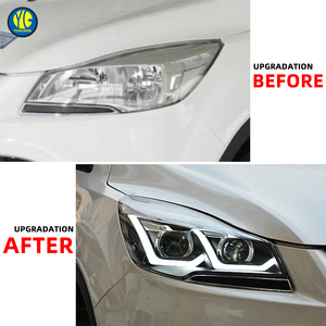 YU GUANG para <span class=keywords><strong>Ford</strong></span> Kuga <span class=keywords><strong>MK2</strong></span> 2013 2015 2016 Actualización de faro LED Plug-and-Play luz delantera faro accesorios de coche lente LED DRL - Product Image 3