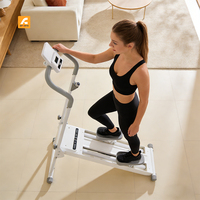 Steppeur d'escalier pour la maison, machine d'escalade de montagne, entraînement corporel, exercice avec cadre stable, guidon réglable