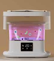 OWNSWING Machine à Laver Petite Machine à Laver Avec Essoreuse Mini Laveuse Améliorée 3 Modes Portable pour Appartements