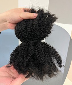 <span class=keywords><strong>Cheveux</strong></span> de tressage afro brésiliens pour tresses Twist Out On 4C Afro Kinky <span class=keywords><strong>Curly</strong></span> Extensions de <span class=keywords><strong>cheveux</strong></span> 50g Mini Twist Braids - Product Image 2