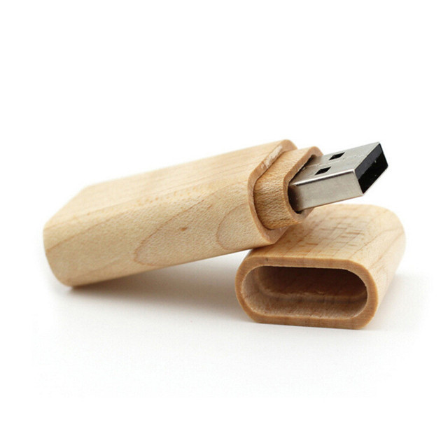 E-trend 1GB 2GB 4GB Bamboo Wooden USB 2.0 Stick Cheap USB Flash Drives with Keychain