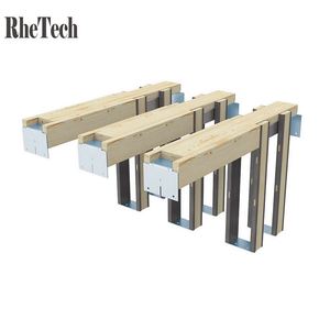 Système de quincaillerie pour porte coulissante WEKIS, aluminium argenté, acier au carbone, rail dissimulé en bois, accessoires pour salon, verre - Product Image 3