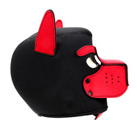 OEM SM Alternative Toy Role Play Leather Cover Hood Detachable Dog Head Mask Head Cover Sexy Female Helmet Adult Sex Toys