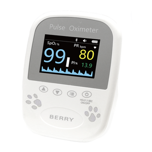 BERRY kecil hewan peliharaan, oksimeter denyut nadi genggam untuk Diagnosis anjing penggunaan injeksi di rumah sakit hewan - Product Image 5