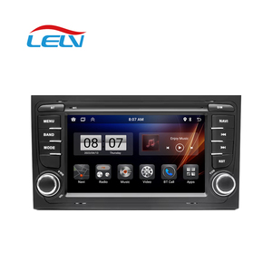 LELV 7 pulgadas Android13 2 + 32G <span class=keywords><strong>Android</strong></span> Car Radio pantalla dividida navegación Gps Carplay Fm/AM/RDS/BT para Audi A4 B6 S4 Rs4 - Product Image 1