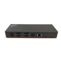Station d'accueil universelle d'occasion Lenovo ThinkPad 10-en-1 USB 3.0-C Hub 40AF0135US 40AF0135EU 40AF0135UK pour tablettes et ordinateurs portables