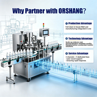 Ligne de production de remplissage automatique de liquides Orshang, nouveau design, changement rapide, servomoteur, remplisseur de bouteilles pour produits alimentaires et chimiques