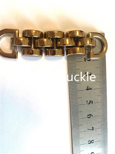 सभी जूते शिवेई ब्रांड मॉडल SW-11 के लिए धातु चेन बकल के साथ कस्टम लक्जरी गोल्डन जूते - Product Image 5