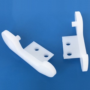 Bouchon d'extrémité moderne <span class=keywords><strong>de</strong></span> 4 pouces en nylon/plastique blanc pour pièces <span class=keywords><strong>de</strong></span> loquet <span class=keywords><strong>de</strong></span> <span class=keywords><strong>porte</strong></span> roulante commerciale, installation par vis, garantie 1 an, facile <span class=keywords><strong>à</strong></span> installer - Product Image 3