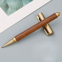 Bolígrafo de madera con logotipo personalizado ecológico, ancho de escritura de 1,0mm para oficina, negocios, marketing, regalo promocional personalizado
