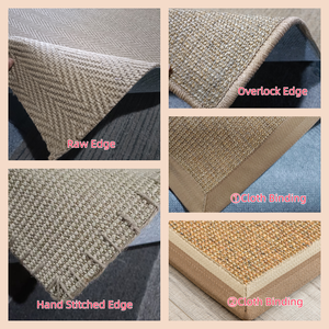 Tappeto in Sisal Naturale Ignifugo, Durevole con Base Antiscivolo in Lattice, Motivo <span class=keywords><strong>a</strong></span> Spina di Pesce, per Hotel, Showroom, Soggiorno, Studio - Product Image 2