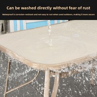 Parasol solaire d'extérieur en métal pour café de jardin ou magasin de thé au lait pour les loisirs dans la cour