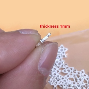 S925 Sterling Silver Micro Paved Zircon Khác Nhau Chéo/Trái Tim/Sao Quyến Rũ Mặt Dây Chuyền Với Đơn/Đôi Vòng Đối Với Tự Làm Đồ Trang Sức Làm - Product Image 4