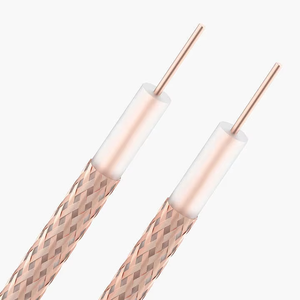 <span class=keywords><strong>Cable</strong></span> <span class=keywords><strong>coaxial</strong></span> semiacabado con cables de alimentación <span class=keywords><strong>Cable</strong></span> de cámara CCTV <span class=keywords><strong>Cable</strong></span> <span class=keywords><strong>coaxial</strong></span> de comunicación de trenzado de lámina RG6 <span class=keywords><strong>RG58</strong></span> RG59 - Product Image 1