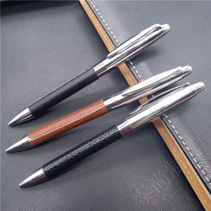 High Quality PU Leather Metal Ballpoint <b>Pen</b> with 0.5mm Writing Width Black Ink Promotional Gift Custom Logo - Product Image 2
