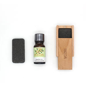 Boîte en bois Boîte d'aromathérapie aux huiles essentielles sans feu contenant un parfum d'intérieur pour la maison de <span class=keywords><strong>voiture</strong></span> en pierre volcanique - Product Image 3