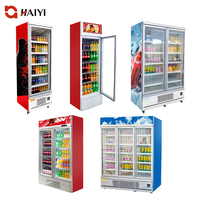 Réfrigérateur commercial pour boissons, vitrine, porte en verre, supermarché, présentoir de bouteilles de bière, refroidisseur, contrôle numérique