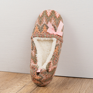 Commerce assurance nouvelle conception douce belle mignon ajustement en peluche dames ours ballet chaussures plates - Product Image 3