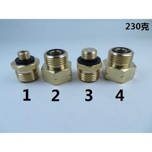 Ensemble de 8 adaptateurs de raccordement de bouteilles de gaz de style européen pour l'Europe (bouteille de gaz standard européenne + kit de recharge) - Product Image 2