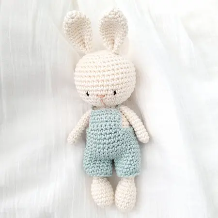 Urso de coelho de brinquedo feito à mão, logotipo personalizado, boneco koala amigurumi para bebês
