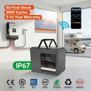 PMI 12.8V 100AH LiFePO4 Lithium <b>Battery</b> With 6000 Cycles 5-10 Year Warranty for Home Energy Storage & Solar Systems HP1500K <b>12v</b> - Product Image 1