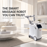 Robot de massage intelligent ZCH à tête unique avec bouton d'arrêt d'urgence, protection de sécurité multicouche et rétraction automatique pour hôtels et spas