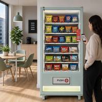 Máquina Expendedora con 60 Selecciones, Código QR, WiFi, SIM, Gestión en la Nube, Escaneo para Comprar, Pago Móvil, Refrigerada de 3-25°C