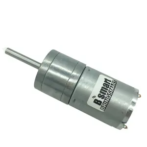 BringSmart JGA25-370 25mm D-shaped long shaft gear motor dc motor 6v 12v mini 24v low torque dc brush motor for DIY robot model