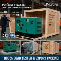 Groupe électrogène diesel silencieux Cummings 24kW 35kW 40kW 45kW, moteur Cummings, triphasé 480V 50/60Hz, certifié CE, pour usage industriel