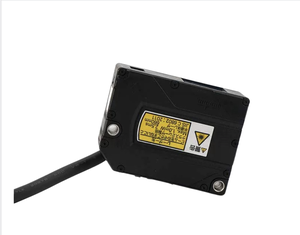 Capteur de déplacement laser rouge visible avec amplificateur intégré, DC10-30V, IP67, 2m, sortie 4-20mA, portée 50-600mm, 250mA - Product Image 2