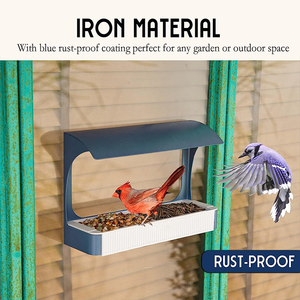 Jh-mech <span class=keywords><strong>Bird</strong></span> <span class=keywords><strong>Feeder</strong></span> đơn giản bán mở Băng gắn điều chỉnh chiều cao kim loại và cửa sổ PVC <span class=keywords><strong>Bird</strong></span> <span class=keywords><strong>Feeder</strong></span> cho bên ngoài - Product Image 4