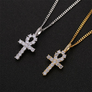 Trendz Venta caliente Micro Zircon de oro cruz de plata pendientes de los niños, para niños - Product Image 4