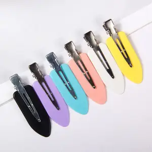 (8 pieces mixed color no bend hair clips) 8 pieces No Bend Hair Clips, Curl Pin Clips, No Crease Hair Clips for Makeup