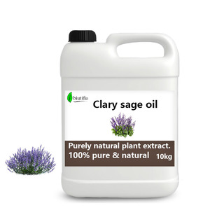 Óleo Essencial de Extrato Vegetal Óleo de Sálvia Clara Cuidados com a Pele e Cabelo Aromaterapia Alívio do Estresse Redução da Pressão Arterial - Product Image 2