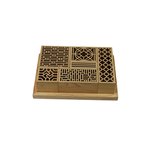 Recyclable Wood Storage Box Multifunction Decorative Home Storage Trunk Treasure Chest Wood Crate Art Crafts Bamboo Wood Box