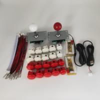Kit de contrôleur USB d'arcade à zéro retard bricolage pour PC PI pour PS3 Pandora jeu 1 an de garantie Sanwa Joysticks