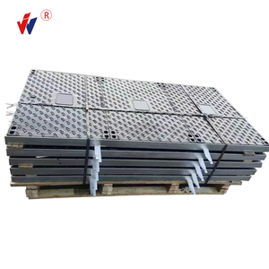 Couvercle de manhole carré L2T L3T L4T en fonte ductile GGG 500-7 EN 124 1994, <span class=keywords><strong>peinture</strong></span> bitumineuse noire pour routes - Product Image 4
