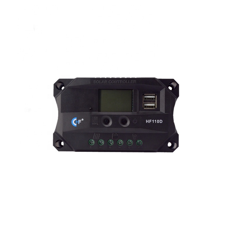 <strong>2026</strong> HF110D 10A <strong>Solar</strong> Charge Controller <strong>12V</strong> 24V Auto PWM <strong>Solar</strong> Regulator with LCD Display and USB Ports for <strong>Solar</strong> Energy <strong>System</strong>