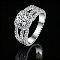Bague de fiançailles QX sur mesure en argent sterling 925, 2 carats, moissanite véritable VVS1 couleur D, pierre précieuse taillée, bijoux fins pour femmes et hommes
