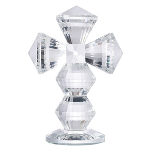 Cruz Decorativa de Cristal de 5.3 Pulgadas, Adornos de Cristal para Mesa, Estante o Escritorio, Cruces para Decoración del Hogar - Product Image 3