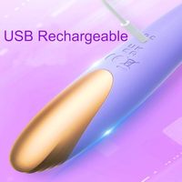 10 Vibrationsmodi G-Punkt-Vibrator und Klitoris-Nippel-Stimulator Wasserdichtes Erwachsenen-Sexspielzeug Fingerstab Reisegröße für Frauen