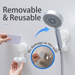 Bagno Fisso Nessuna Perforazione <span class=keywords><strong>Ventosa</strong></span> Supporto Della Testa di Acquazzone Di Regolabile in Altezza - Product Image 3