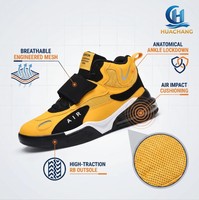 Chaussures de sport en mesh absorbant les chocs pour adolescents et collégiens, chaussures de streetball pour hommes