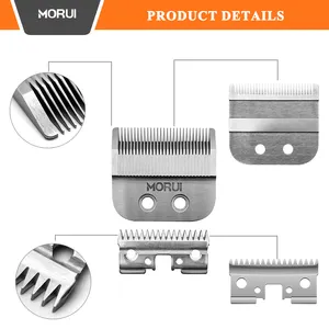 Morui solmaya ayarlanabilir saç kesme bıçağı elektrikli düzeltici makinesi ile uyumlu