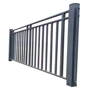 Valla de privacidad de hierro forjado antiescalada para patio trasero, pantalla para jardín, <span class=keywords><strong>piscina</strong></span> de ganado, suministros para Cabras, esgrima decorativa, modelado 3D incluido - Product Image 2