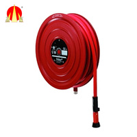 Enrouleur de tuyau d'incendie hydraulique flexible avec sac pour la protection incendie