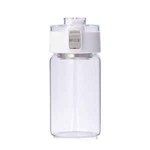Hot Selling 380ml 500ml Borosilicate Glass Shaker Bottle Eco-friendly Dishwasher Microwave Safe Unisex Food Grade <b>Drinkware</b> - Product Image 1