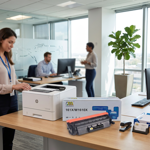 ตลับหมึกโทนเนอร์ Chinamate W1610A 161A ใช้แทนกันได้กับเครื่องพิมพ์ HP LaserJet Pro 4006dn 4006dw MFP 4112 W1610X 161X - Product Image 2
