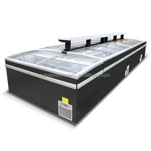 Congélateur de <span class=keywords><strong>réfrigérateur</strong></span> d'île de porte en verre commerciale fabriqué en Chine - Product Image 6