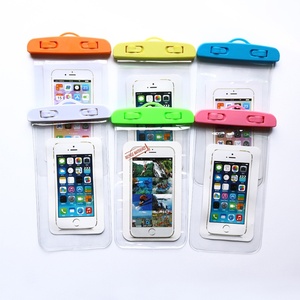 Phổ không thấm nước điện thoại di động Trường hợp túi màn hình cảm ứng cho đi bè bơi công viên nước điện thoại grip bao gồm - Product Image 2
